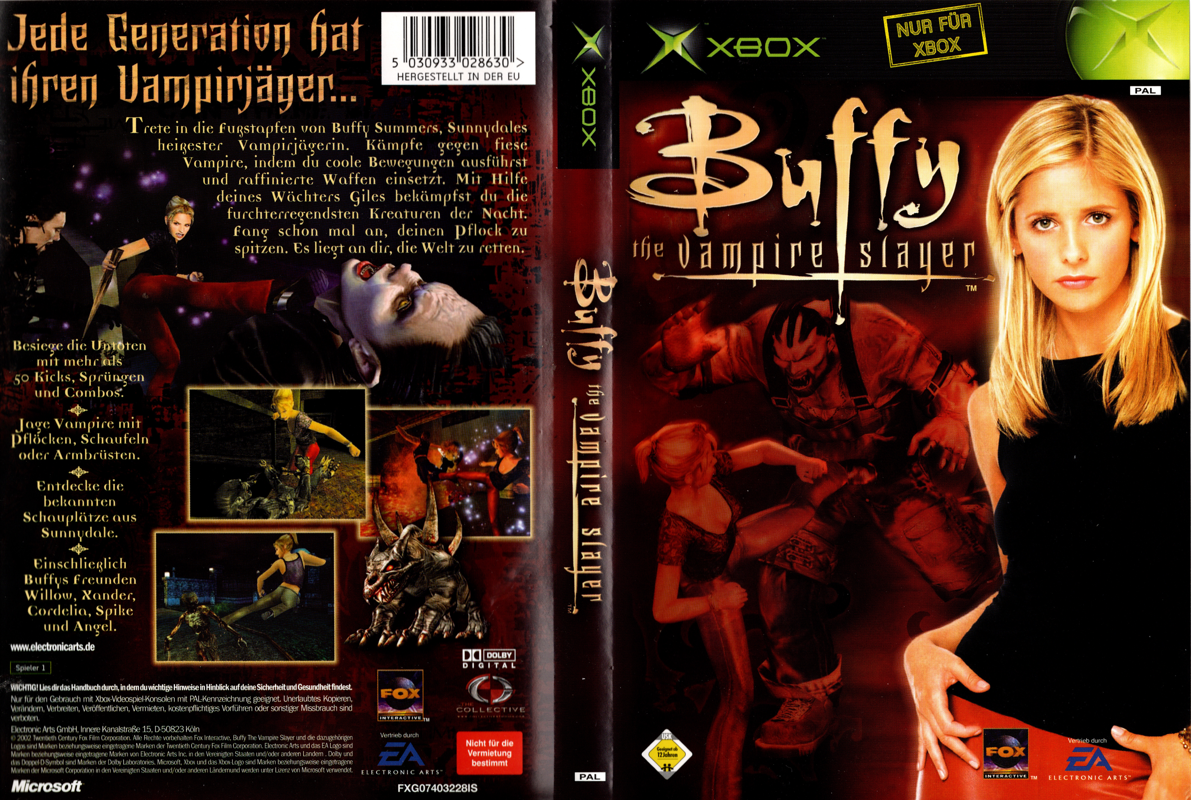 Buffy the Vampire Slayer box art for Xbox